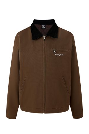 Detroit Cotton Jacket - Casual Thick Outerwear for Spring, Autumn, and Winter - American Style Layering Essential
