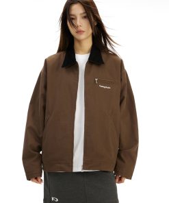 Detroit Cotton Jacket - Casual Thick Outerwear for Spring, Autumn, and Winter - American Style Layering Essential