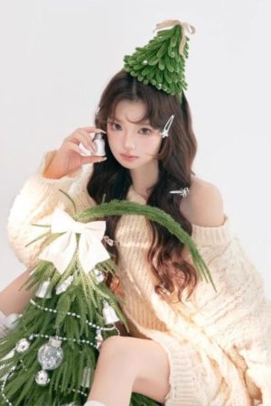 DIY Twisted Stick Christmas Tree Headband - Festive Holiday Hair Accessory for Women, Perfect for Christmas Decoration and Gifts