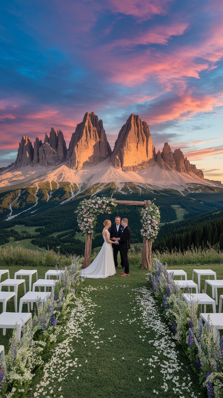 Dolomites Wedding: Stunning Venues for Your Big Day outfit idea
