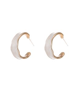 Double C Round Face Slimming Earrings - 2025 Trendy Light Luxury High-End Studs for Chic Style