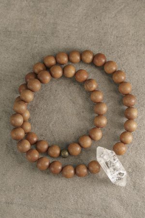 Double Circle Sandalwood Bracelet for Women and Men, Personalized Retro Trendy Fidget Bracelet, Unique Non-Fish Design