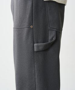 Double Knee Patch Rivet Decorated Straight Leg Casual Lumberjack Pants - Trendy 90s Style Workwear Trousers