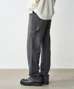 Double Knee Patch Rivet Decorated Straight Leg Casual Lumberjack Pants - Trendy 90s Style Workwear Trousers