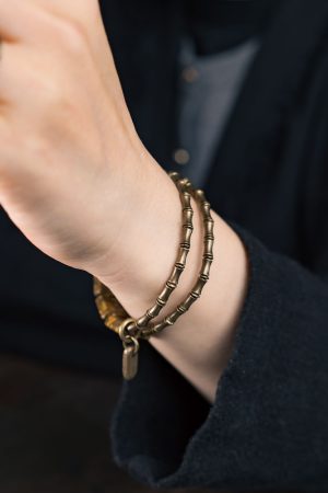 Double-Layer Agate Candy Stone Bracelet for Women and Men - Trendy Retro Design, Personalized Versatile Jewelry Accessory