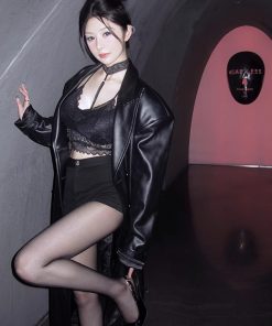 Double-Layer Lace Short Vest Top with Built-In Chest Pad - Spicy Girl Slimming Multi-Color Design for Y2K Style