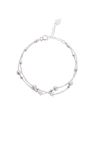 Double-Layer Starry Sky Bracelet for Women - Minimalist Trendy Accessory, Student Friendship Jewelry, 2025 Niche Design