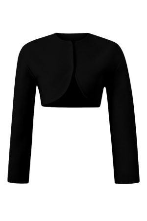 Double-Sided Cashmere Cardigan - Women's Pure Wool French-Style Knitted Short Outerwear for Winter Fashion