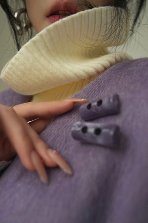 Double-Sided Woolen Coat - High-Quality Dyed Mulberry Silk & Rabbit Hair - Long Winter Overcoat - Cozy Korean Style Outerwear