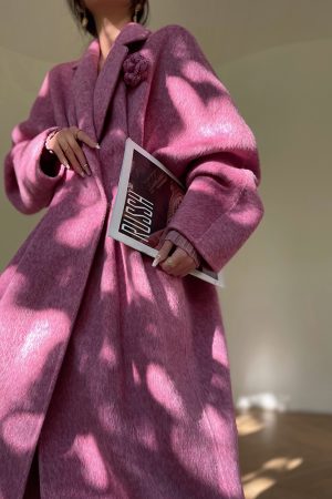 Double-Sided Woolen Overcoat - Madrid Holiday Design, Autumn/Winter Silhouette, Fashionable Layering Piece for Stylish Outfits
