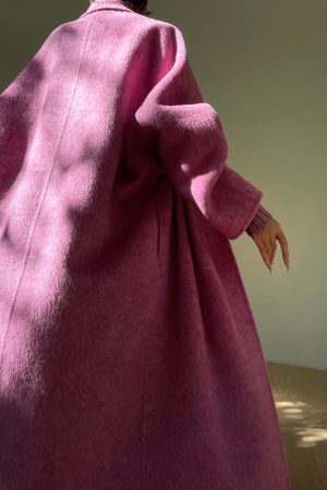 Double-Sided Woolen Overcoat - Madrid Holiday Design, Autumn/Winter Silhouette, Fashionable Layering Piece for Stylish Outfits