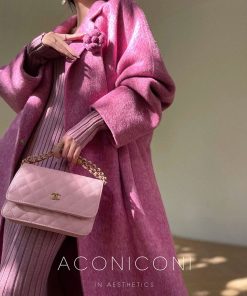 Double-Sided Woolen Overcoat - Madrid Holiday Design, Autumn/Winter Silhouette, Fashionable Layering Piece for Stylish Outfits