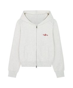 Double Zipper Heated Hoodie Jacket Set with Low Waist Short Skirt - Sexy Navy Blue Autumn Winter Fashion for Girls