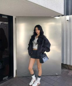 Dove Gray Knitted Cardigan for Women, Pumpkin Star Style Loose Sweater, French Fashion for Autumn and Winter, Cozy 90s Inspired Knitwear