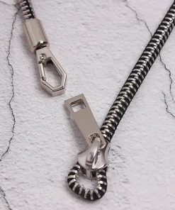 Downtown Fits Summer, Julie James Outfits - Edgy Adjustable Zipper Necklace