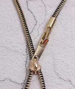 Downtown Fits Summer, Julie James Outfits - Edgy Adjustable Zipper Necklace