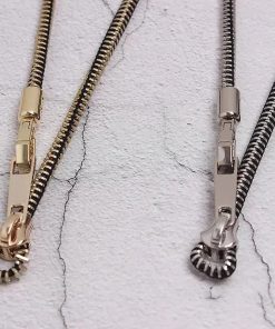 Downtown Fits Summer, Julie James Outfits - Edgy Adjustable Zipper Necklace