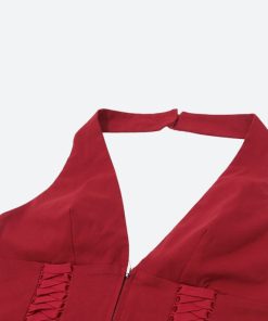 Downtown Outfits School, Himekaji Sweater - Baddie Zip Up Halter Top