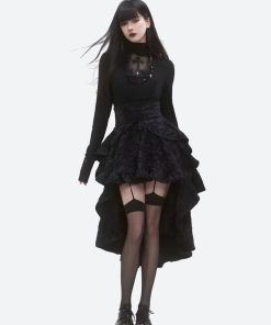 Downtown Outfits Women, Down Town Fits - Goth Cross Top