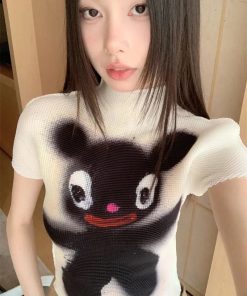 Downtown Outfits Women, Downtown Clothes Aesthetic - Black Monster Top