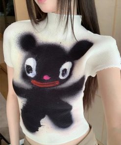 Downtown Outfits Women, Downtown Clothes Aesthetic - Black Monster Top