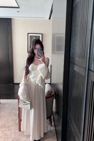 Draped White Satin Wide-Leg Pants for Women, High Waist A-Line Style, Summer Fashion, Chic and Elegant Look