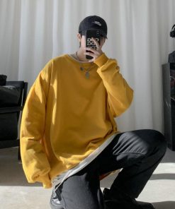 Dress On Pants, Nyc Winter Fits - Soft Boy Basic Oversized Sweatshirt