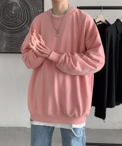 Dress On Pants, Nyc Winter Fits - Soft Boy Basic Oversized Sweatshirt