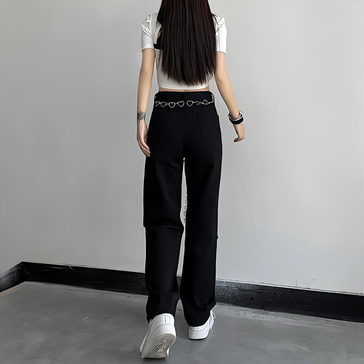 Easy Cute Outfit Ideas, Flirty Fashion Aesthetic - Lace Up Knee Washed Jeans Easy Cute Outfit Ideas, Flirty Fashion Aesthetic - Lace Up Knee Washed Jeans