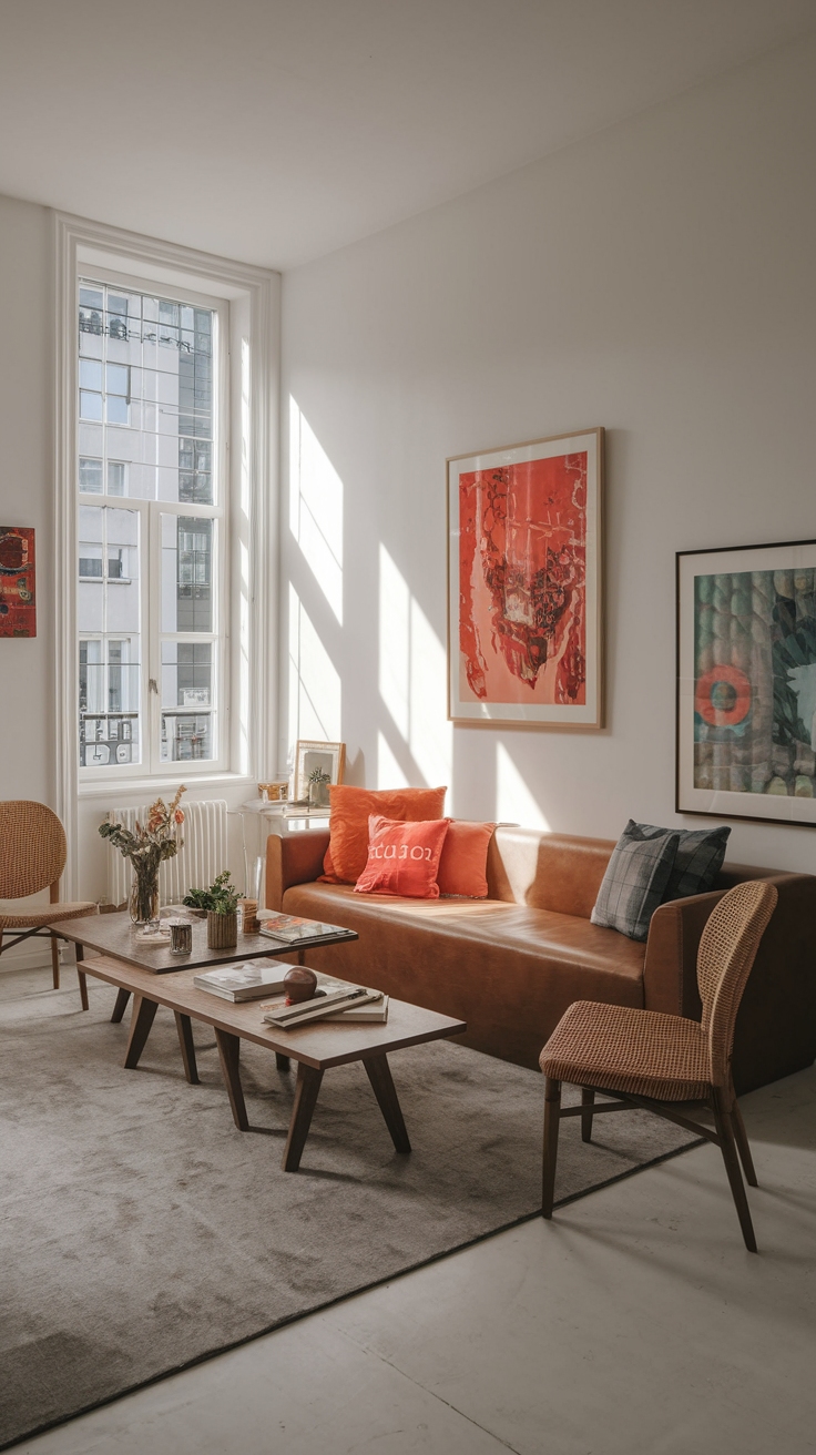 Eclectic Minimalist Apartment: Balancing Style and Space outfit idea