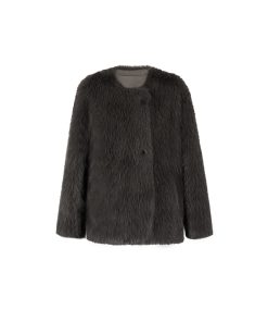 Eco-Friendly Fox Fur Coat for Women - Thick Warm White Imitation Fur Jacket for Autumn Winter - Trendy Young Style