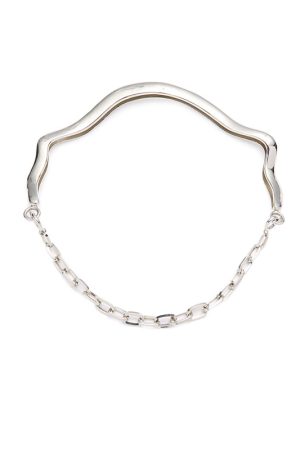 Electroplated Wavy Combination Collar - Roaring Beast Design, Trendy Statement Jewelry, Unique Fashion Accessory, Chic Style