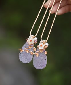 Elegant Chinese-Style Hairpin for Updo, Minimalist National Style Accessories, Luxurious Song Dynasty Hanfu Hair Ornament