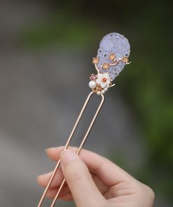 Elegant Chinese-Style Hairpin for Updo, Minimalist National Style Accessories, Luxurious Song Dynasty Hanfu Hair Ornament