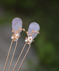 Elegant Chinese-Style Hairpin for Updo, Minimalist National Style Accessories, Luxurious Song Dynasty Hanfu Hair Ornament