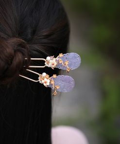 Elegant Chinese-Style Hairpin for Updo, Minimalist National Style Accessories, Luxurious Song Dynasty Hanfu Hair Ornament