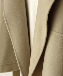 Elegant Double-Sided Wool Cashmere Short Coat for Commuting - Versatile Loose-Fit Outerwear