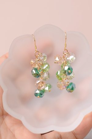 Elegant Fairy-Inspired Crystal Earrings - Stylish High-End Face-Slimming Design for a Chic Look