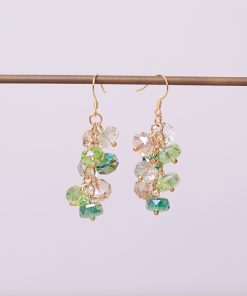 Elegant Fairy-Inspired Crystal Earrings - Stylish High-End Face-Slimming Design for a Chic Look