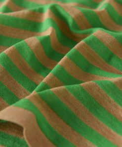 Elegant French Striped Short Sleeve Women's T-Shirt in Fine Merino Wool - Brightening Knit Top for Effortless Style