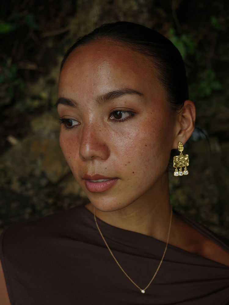 Elegant French Tassel Earrings in Titanium Steel with Zircon Detail - Exotic Small Niche Ear Accessories for a Chic Look Elegant French Tassel Earrings in Titanium Steel with Zircon Detail - Exotic Small Niche Ear Accessories for a Chic Look