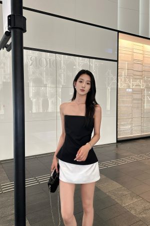 Elegant Glossy Micro Satin Pleated Mini Skirt for Women - Chic Low-Key Style, Perfect for Parties and Night Out