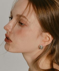 Elegant Gray Pearl Irregular Earrings - Versatile Minimalist Design, S925 Silver Needle, Vintage Style Jewelry