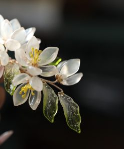 Elegant Magnolia Flower Hairpin - Ancient Style Hair Accessories for Qipao & Hanfu, Daily Dress Ornaments, Classical Side Clip