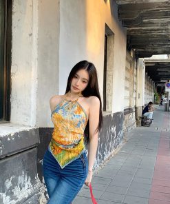 Elegant Modest Everyday Outfits, Church Christmas Outfit - Scarf Top