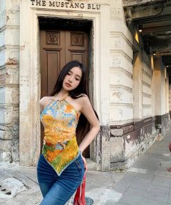 Elegant Modest Everyday Outfits, Church Christmas Outfit - Scarf Top