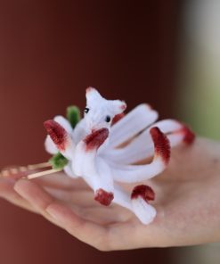 Elegant Nine-Tailed Fox U-Shaped Hairpin for Qipao Updo - High-End Ancient Style Accessory for Hanfu and Vintage Looks