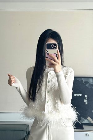 Elegant Patchwork Vest Jacket for Women - Sleeveless Short Style, Spring 2025 Fashion, Chic Layering Piece