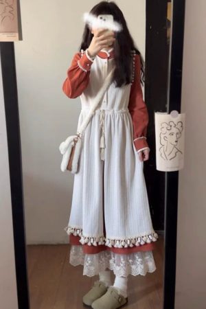 Elegant Red Qipao Dress Set for Women - Christmas & New Year, Autumn Winter, Traditional Chinese Style, High-Quality Fashion