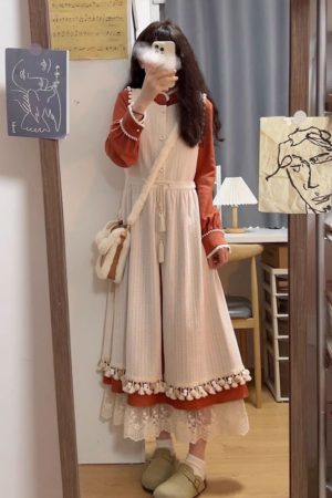 Elegant Red Qipao Dress Set for Women - Christmas & New Year, Autumn Winter, Traditional Chinese Style, High-Quality Fashion